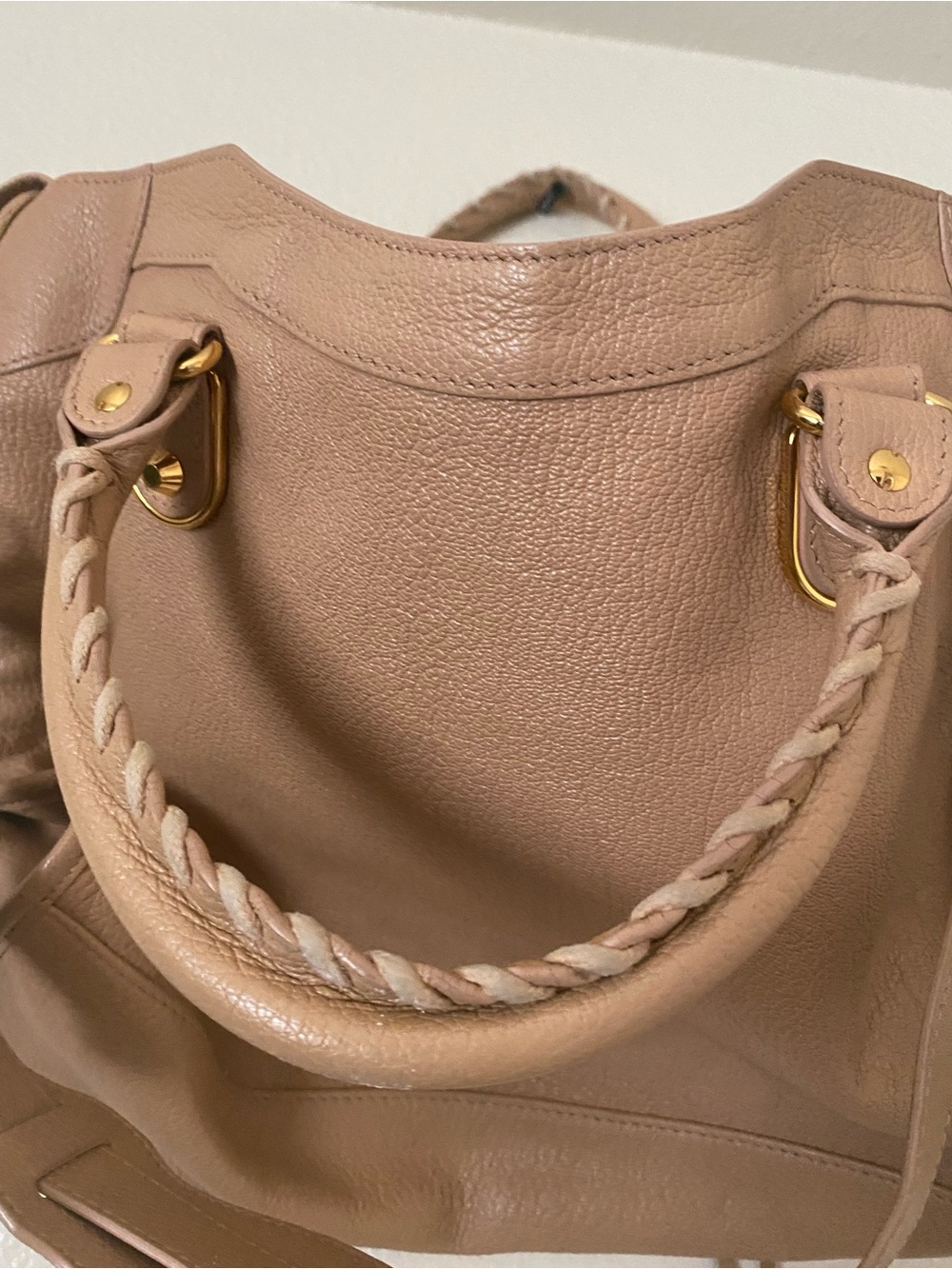 Balenciaga The City Bag Beige Shoulder Bag with Gold Hardware - Picture 14 of 16